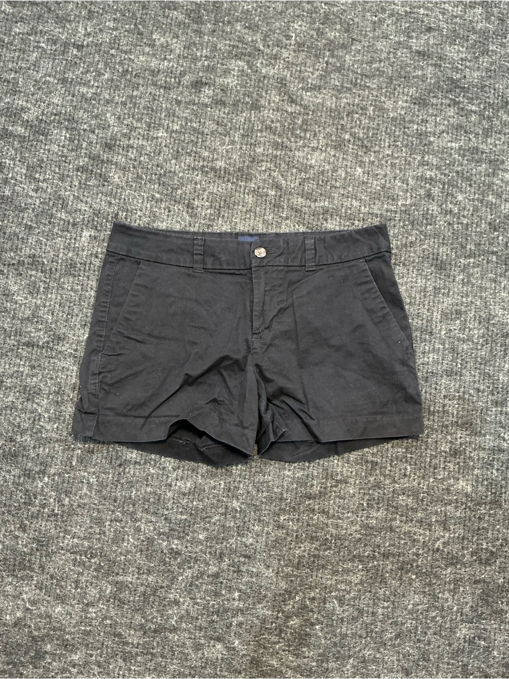 New York & Company Black Cotton Blend Bermuda Shorts
